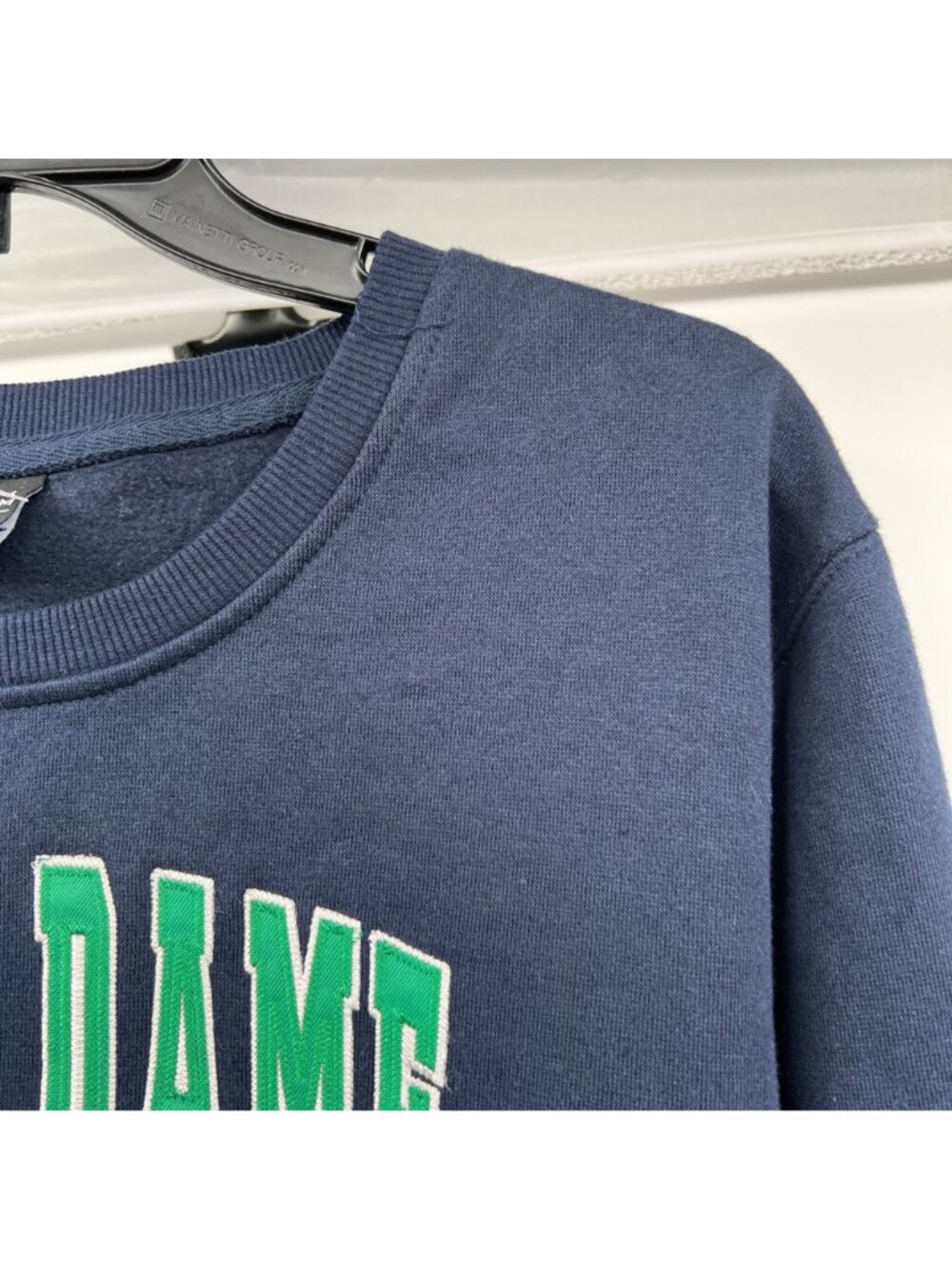 Colosseum Athletics Navy Blue Notre Dame Sweatshirt Womens Size XL - Picture 3 of 10
